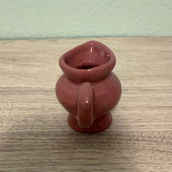 Mini Pink Ceramic Pitcher - Picture 3 of 8